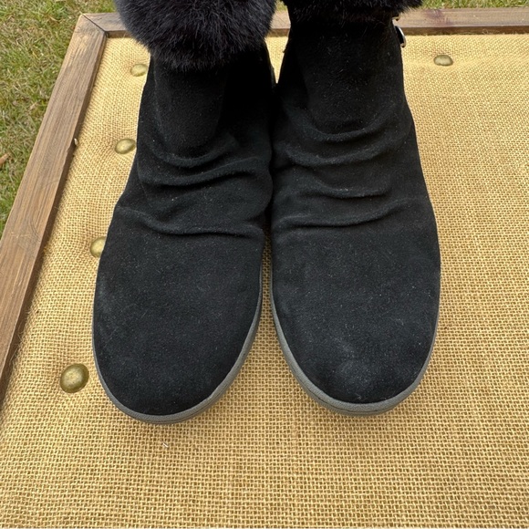 BareTraps Adelina Black Faux Fur Winter Boots Size 10M - Picture 3 of 11